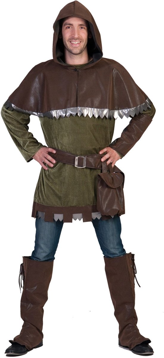 Robin Hood Kostuum | Robin Hood De Armenhelper Kostuum Man | Maat 48-50 | Carnaval kostuum | Verkleedkleding